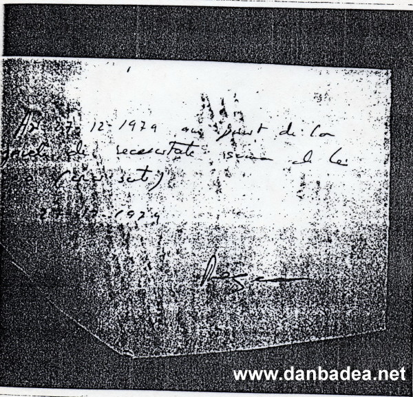 CHITANŢA TURNĂTORULUI: "Astăzi 27-12-1979 am primit de la organele de securitate suma de lei 500 (cinci sute)" - SS Roşca