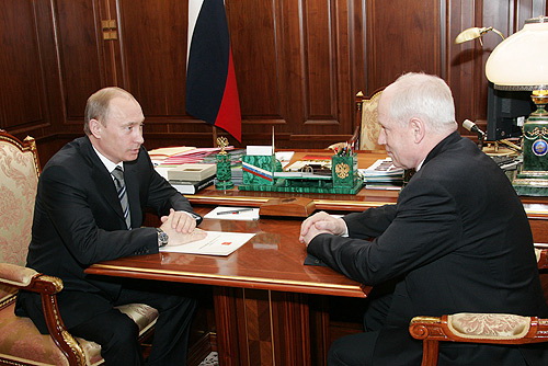 Putin si Serghei Lebedev