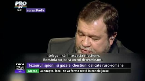 Ambasadorul rus la Bucuresti face pe prostul in chestiunea Tezaurului