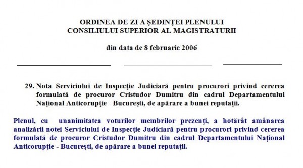 Obraznic, procurorul Cristudor a cerut CSM să-i repereze onoarea pătată de presă. Șmecherul avea nevoie de certificat de bună purtare!