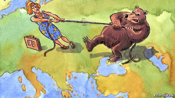 Miza summitului de la Vilnius disputată intre UE si Rusia (foto: Tthe economist)